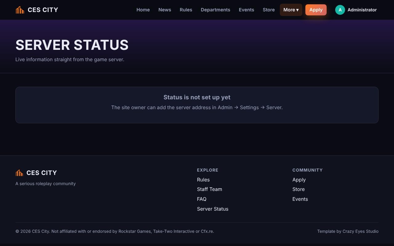 Server status