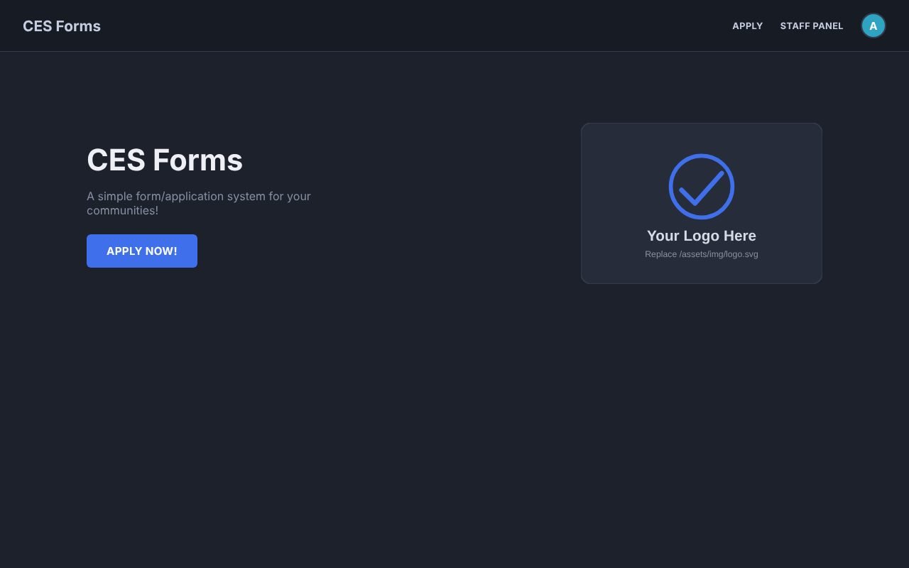 CES Forms preview