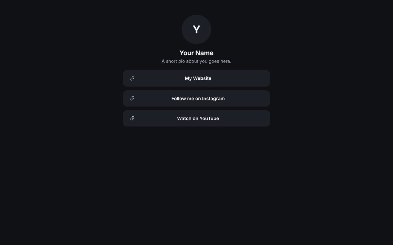 CES LinkPage preview